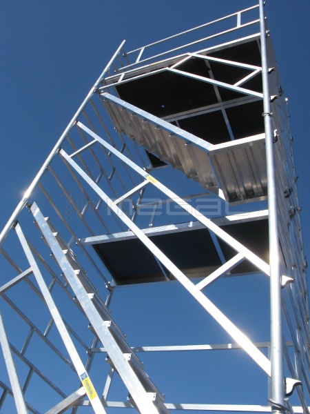 Алюминиевые вышки туры с внутренними лестницами MEGAL ВМА 1400Л
