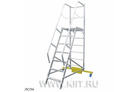 Передвижная лестница с платформой MEGAL - ЛСПК-3,30 (1,9)