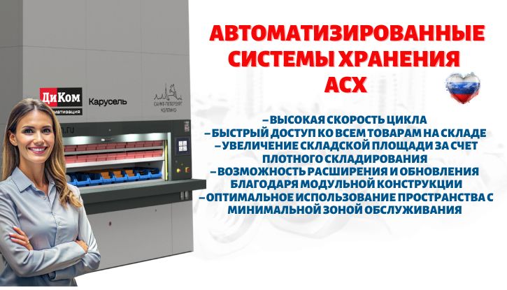 Автоматизированные системы хранения АСХ представляют собой высокотехнологичные решения - статья КИИТ 