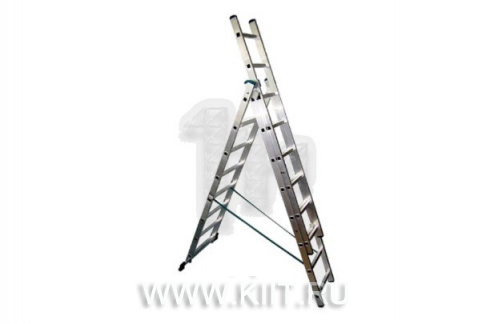 Трехсекционная алюминиевая лестница Megal 3x9