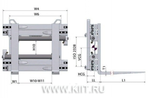 Вилочные захваты (HF-T)